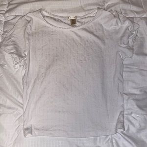 Bozzolo size medium white tight fitted top! never worn!